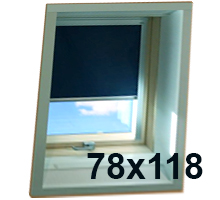 Штора ARF 06(78х118) синий фото Центр Металлокровли