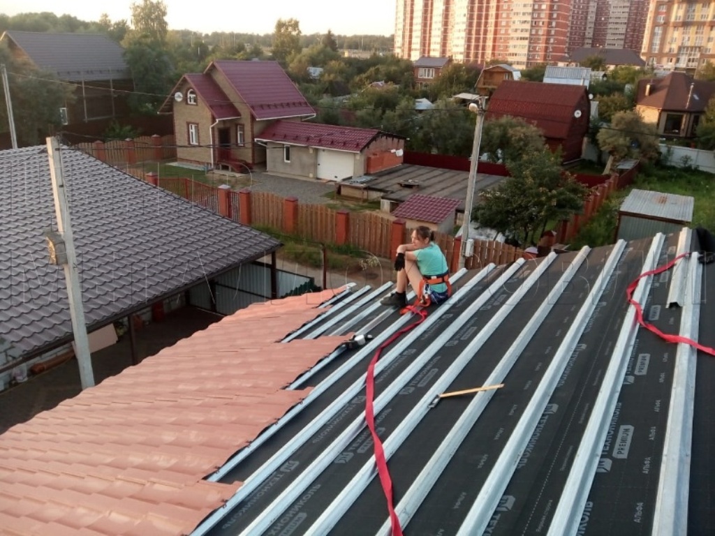 Металлочерепица Геркулес 8004 терракотовый Стальной Бархат от Центра Металлокровли в Благовещенске